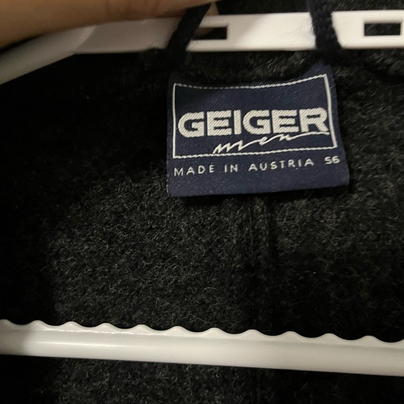 Pure New Wool Geiger Sweater Coat with Oversized Pockets - Picture 3 of 3